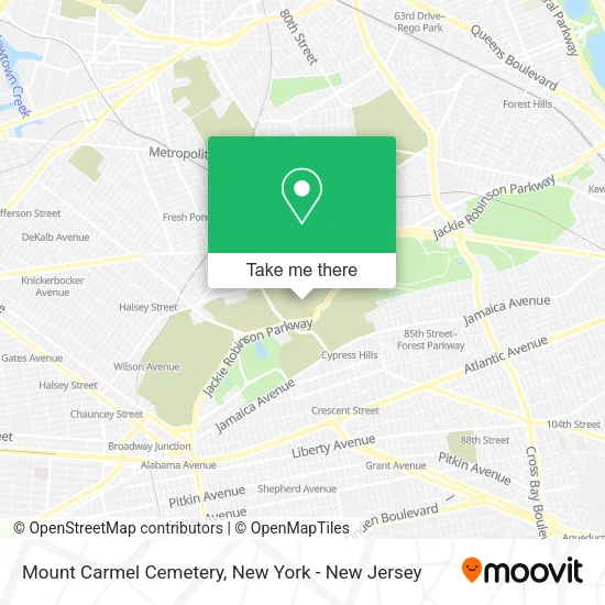 Mount Carmel Cemetery map