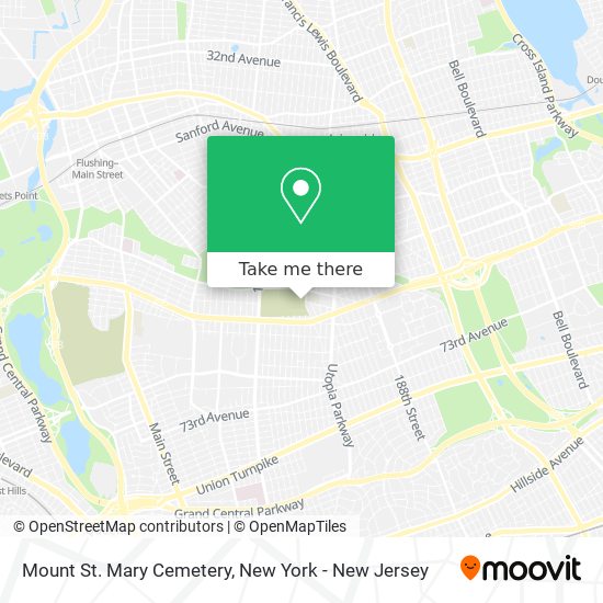 Mapa de Mount St. Mary Cemetery
