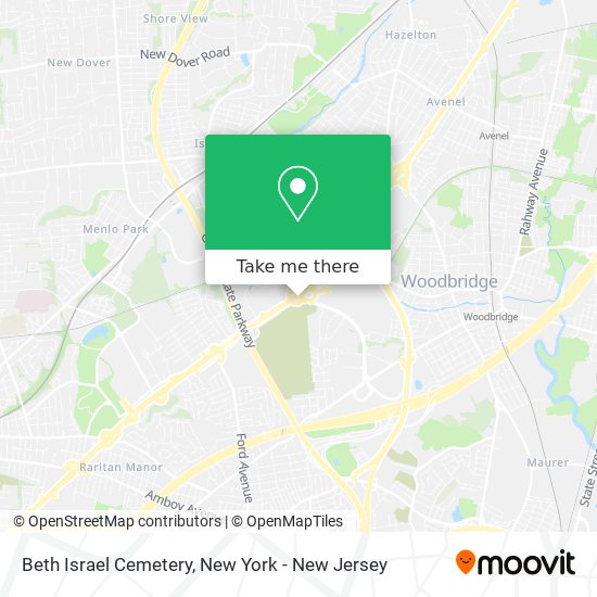 Beth Israel Cemetery map