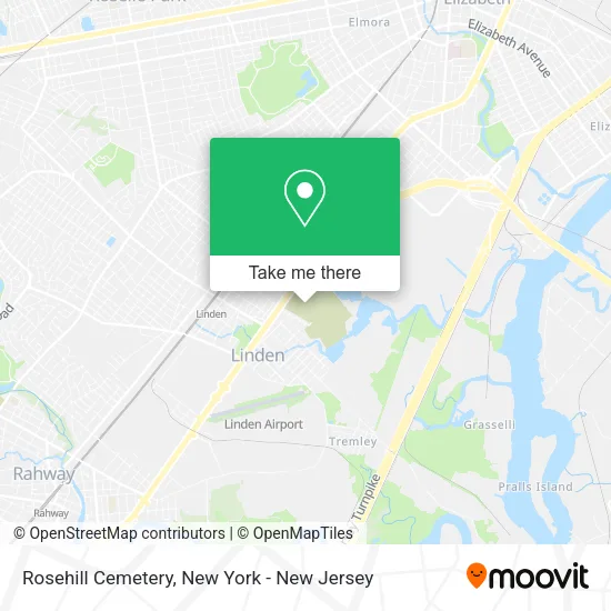 Rosehill Cemetery map