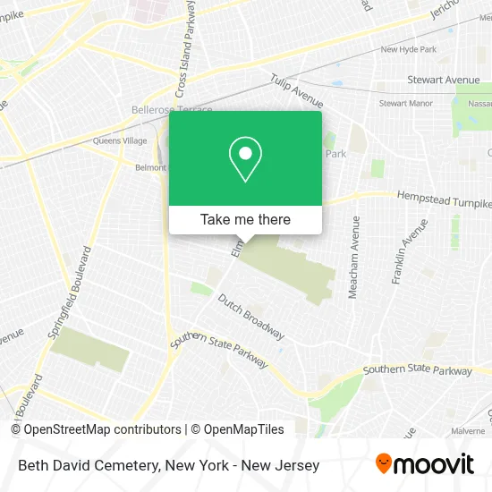 Beth David Cemetery map