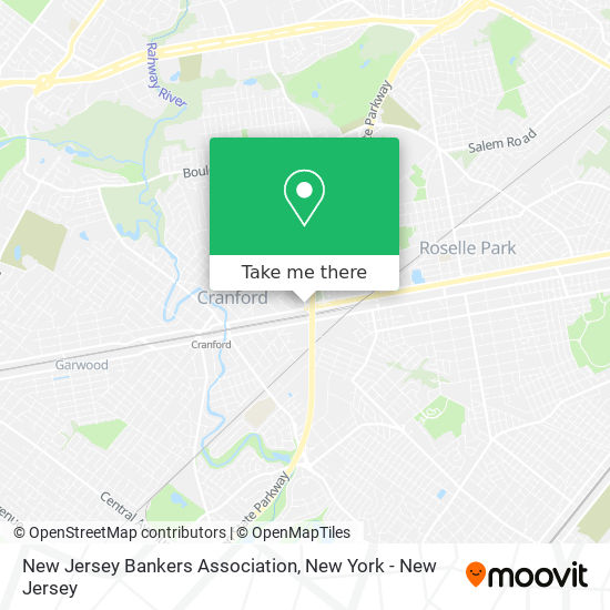 New Jersey Bankers Association map