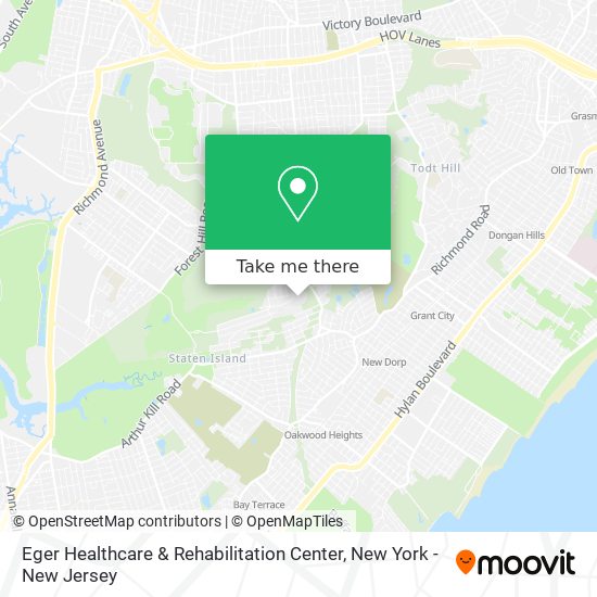 How to get to Eger Healthcare & Rehabilitation Center in Staten ...