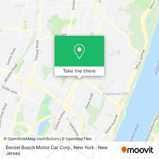 Benzel Busch Motor Car Corp. map