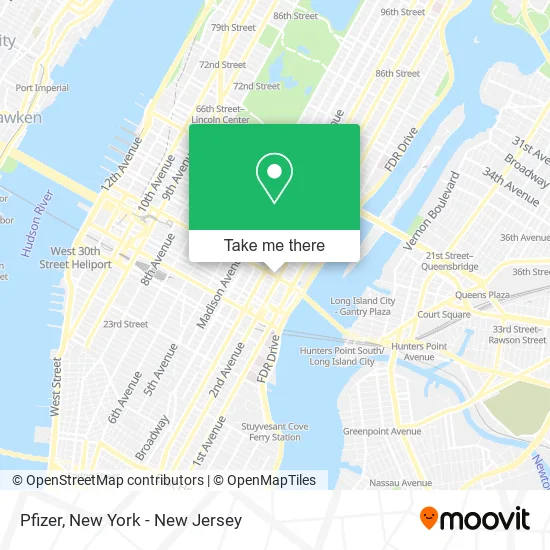 Pfizer map