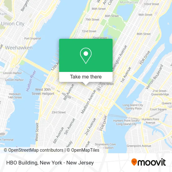 HBO Building map