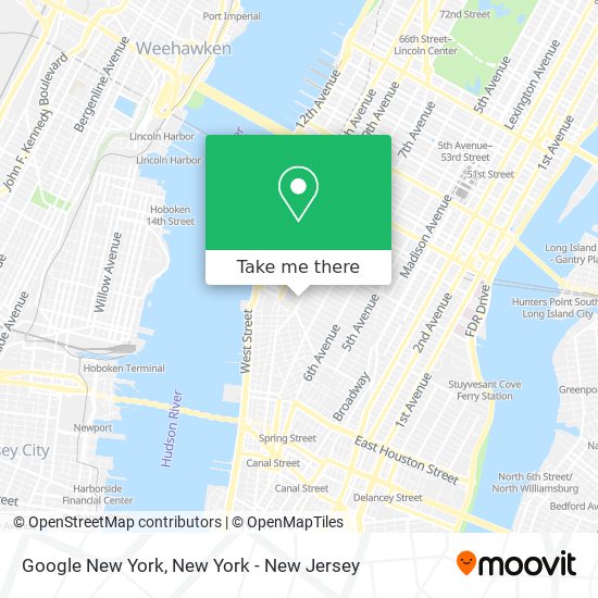 Google New York map