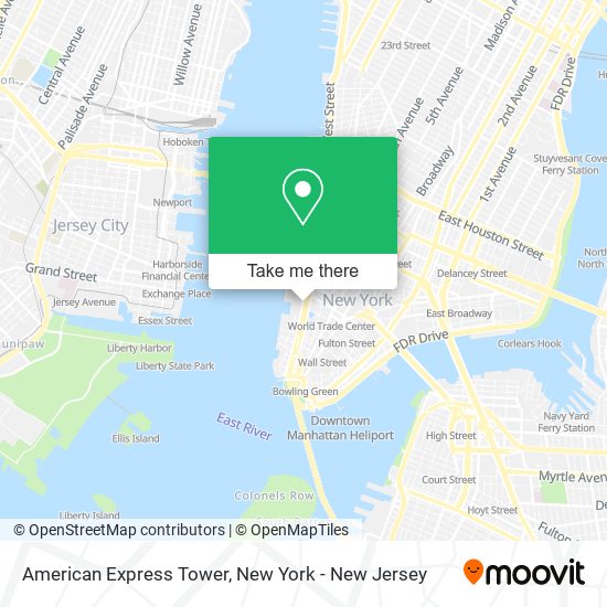 American Express Tower map