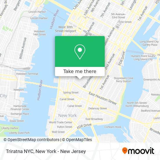 Triratna NYC map