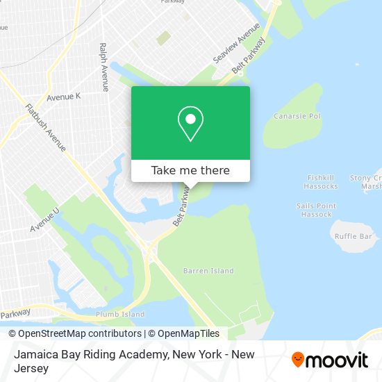 Jamaica Bay Riding Academy map