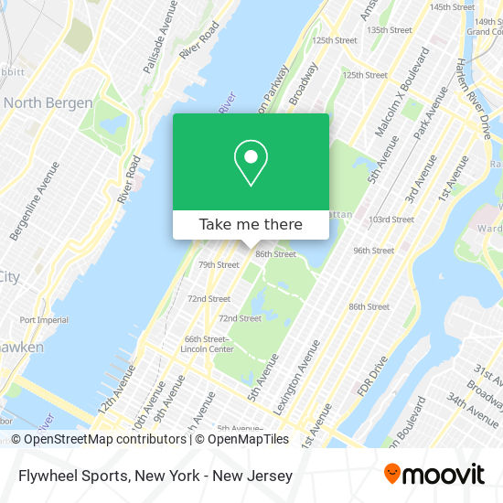 Mapa de Flywheel Sports