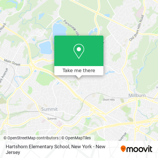 Hartshorn Elementary School map
