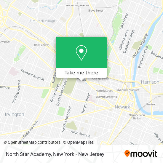 North Star Academy map
