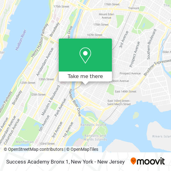 Success Academy Bronx 1 map