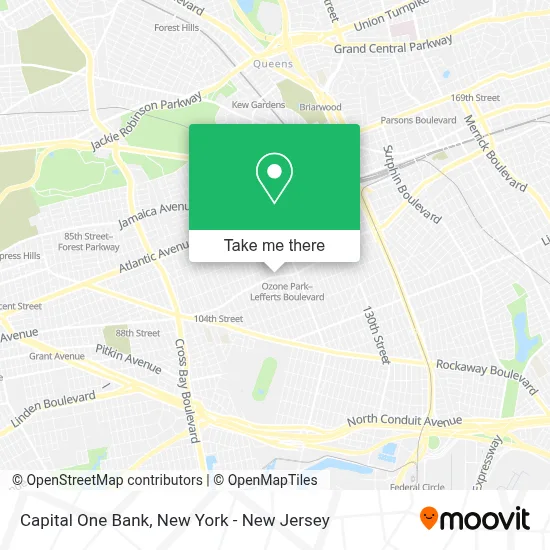 Capital One Bank map