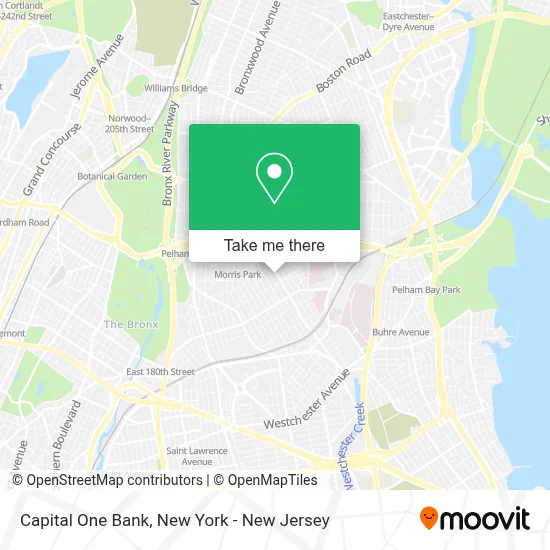 Capital One Bank map