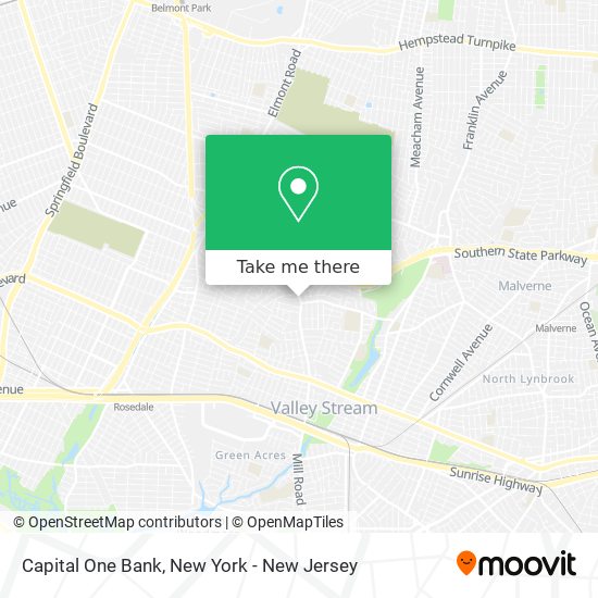 Capital One Bank map