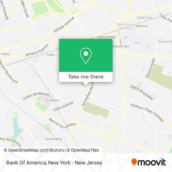 Mapa de Bank Of America