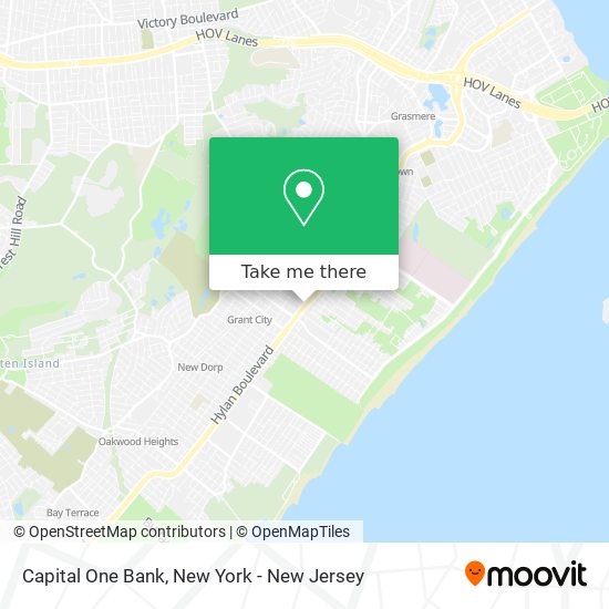 Capital One Bank map