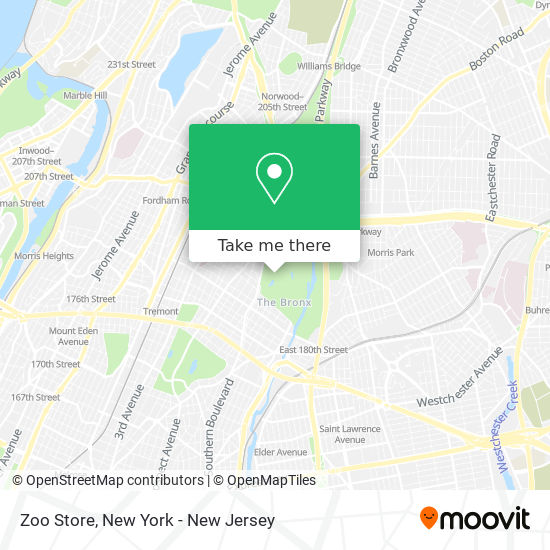 Zoo Store map