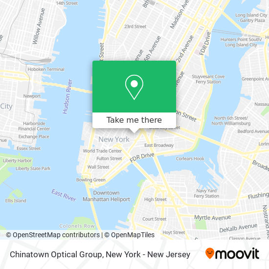 Mapa de Chinatown Optical Group