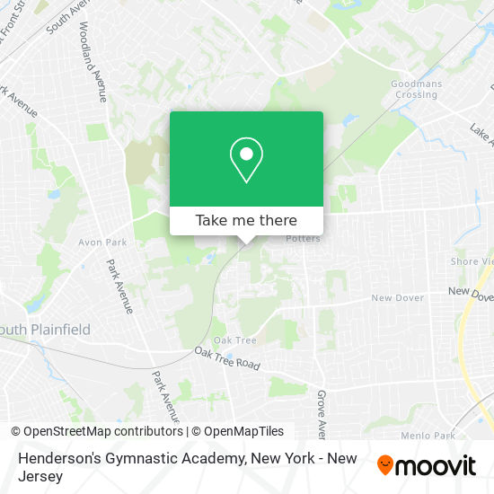 Henderson's Gymnastic Academy map
