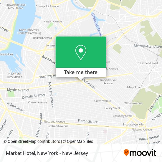 Market Hotel map