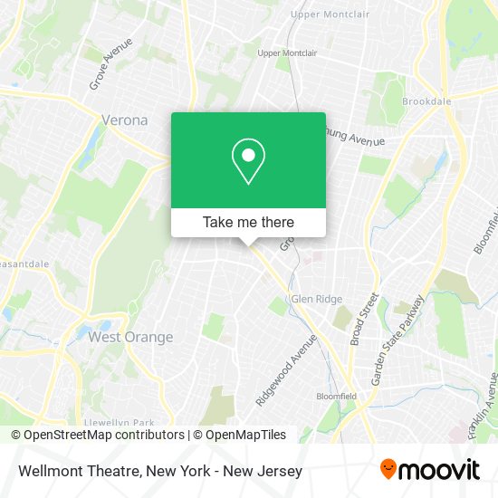 Mapa de Wellmont Theatre