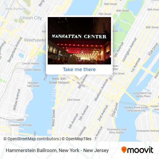 Mapa de Hammerstein Ballroom