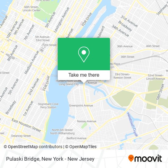 Mapa de Pulaski Bridge