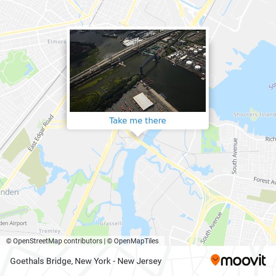 How to get to Goethals Bridge in Elizabeth, Nj by Bus or Subway?