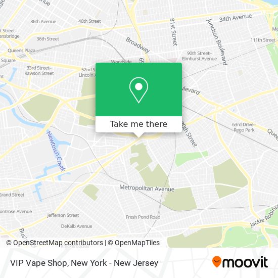 VIP Vape Shop map