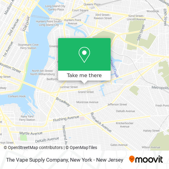 Mapa de The Vape Supply Company