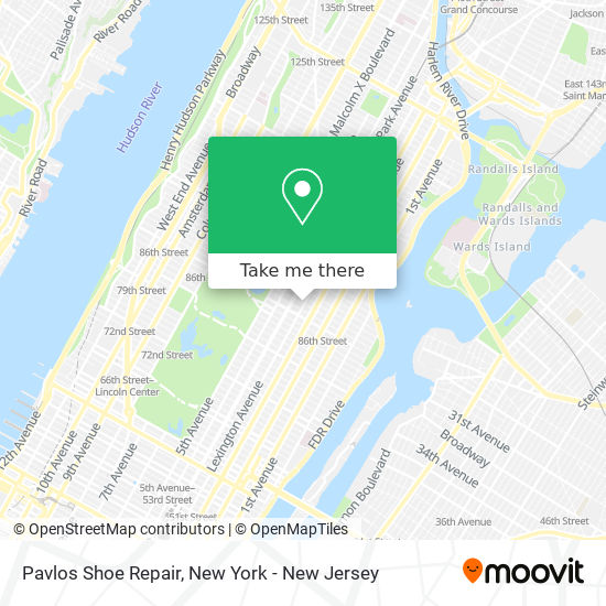 Pavlos Shoe Repair map