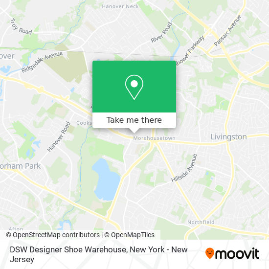 Mapa de DSW Designer Shoe Warehouse