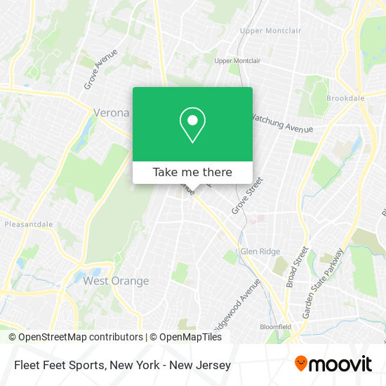 Fleet Feet Sports map