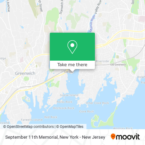 September 11th Memorial map