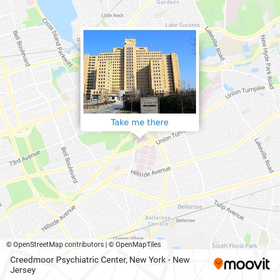 Mapa de Creedmoor Psychiatric Center
