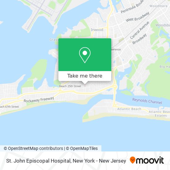 St. John Episcopal Hospital map