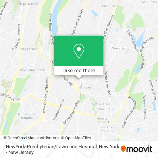 NewYork-Presbyterian / Lawrence Hospital map