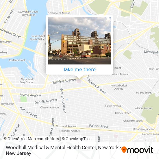 Woodhull Medical & Mental Health Center map