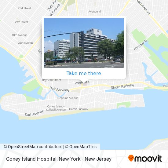 Mapa de Coney Island Hospital