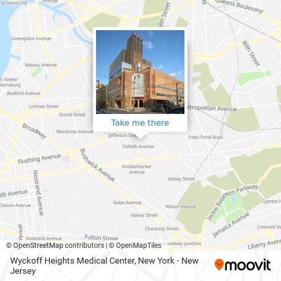 Mapa de Wyckoff Heights Medical Center