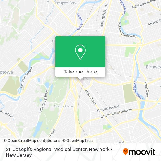 St. Joseph's Regional Medical Center map