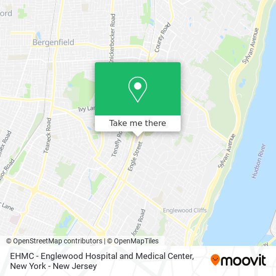 EHMC - Englewood Hospital and Medical Center map