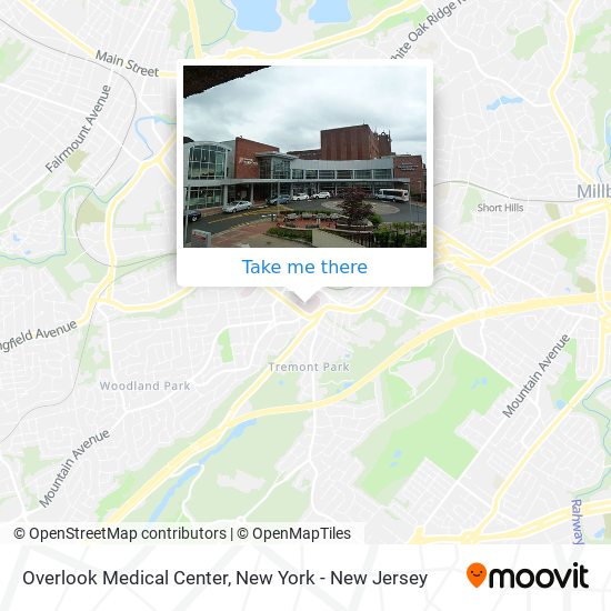 Mapa de Overlook Medical Center