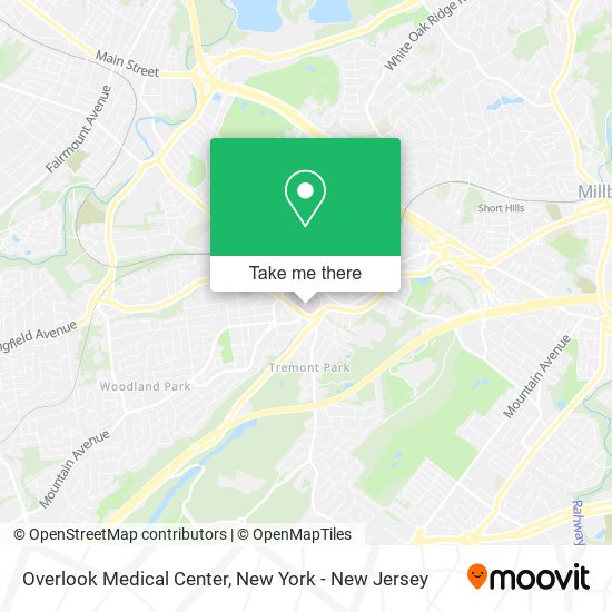 Mapa de Overlook Medical Center