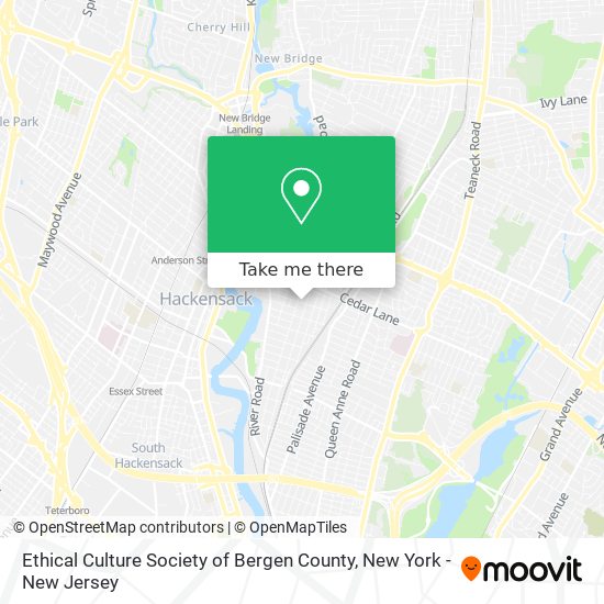 Mapa de Ethical Culture Society of Bergen County