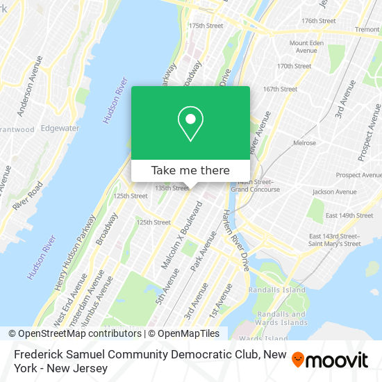 Frederick Samuel Community Democratic Club map