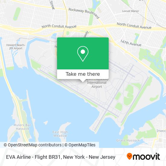 EVA Airline - Flight BR31 map